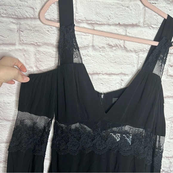 Majorelle Tudo Bem Chic Black Lace Romper NWT - Picture 8 of 15